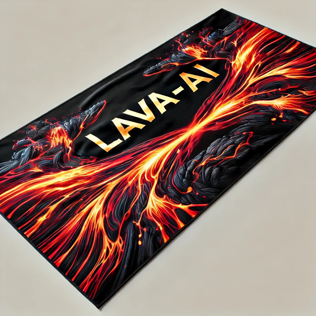 LavaAI Beach Towel